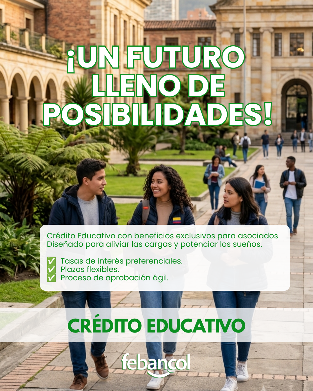 Post de Instagram - CREDITO EDUCATIVO jul 2026